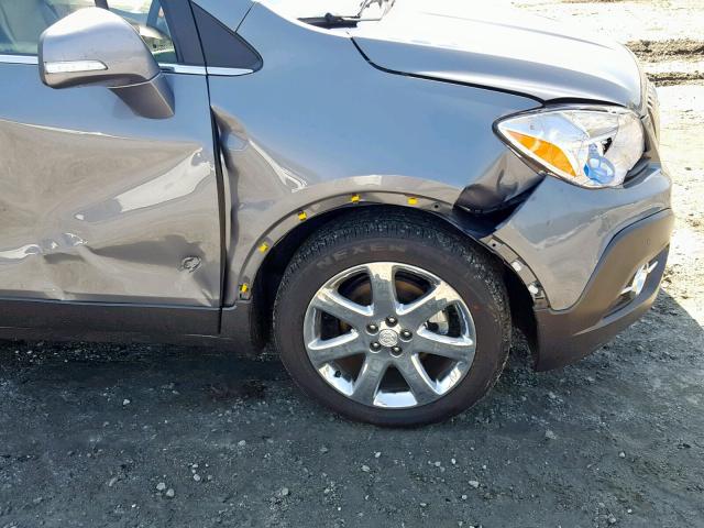 KL4CJDSB1EB714404 - 2014 BUICK ENCORE PRE GRAY photo 9