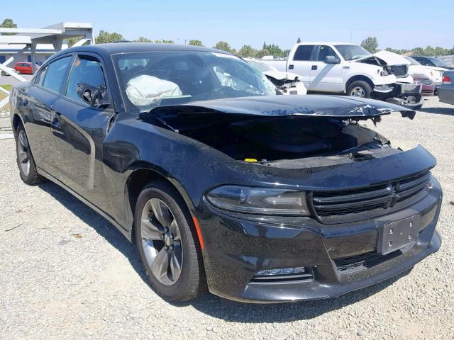 2C3CDXHG2HH587695 - 2017 DODGE CHARGER SX BLACK photo 1