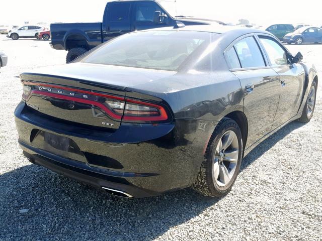 2C3CDXHG2HH587695 - 2017 DODGE CHARGER SX BLACK photo 4