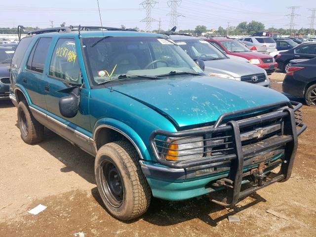 1GNDT13W4T2208350 - 1996 CHEVROLET BLAZER TURQUOISE photo 1