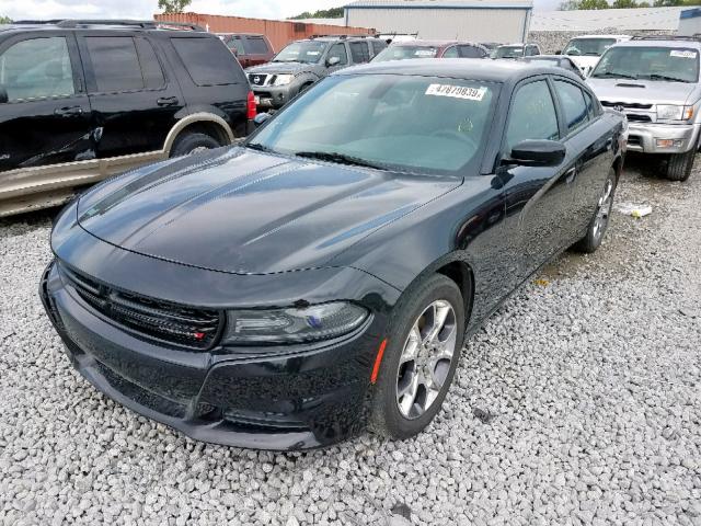 2C3CDXJG1GH134290 - 2016 DODGE CHARGER SX BLACK photo 2