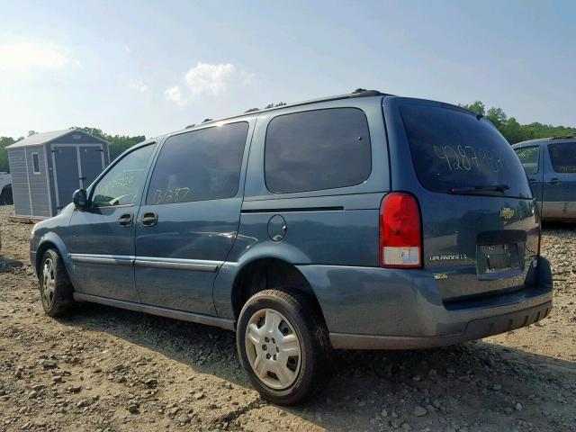 1GNDV23W77D136411 - 2007 CHEVROLET UPLANDER L BLUE photo 3