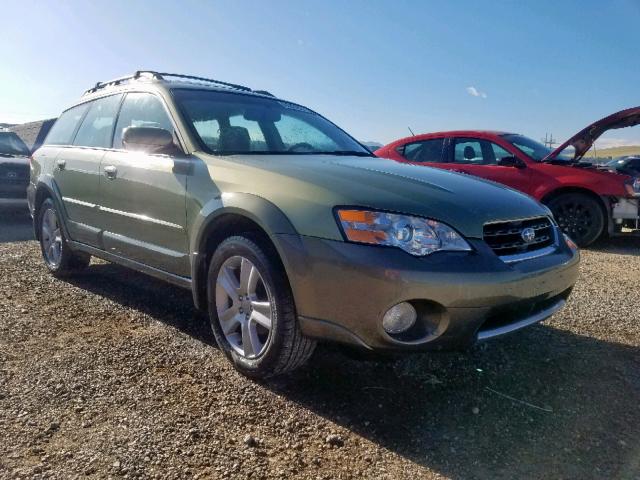 4S4BP86C064328617 - 2006 SUBARU LEGACY OUT GREEN photo 1