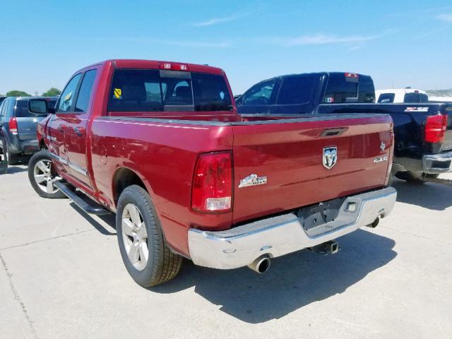 1C6RD7GT8CS328772 - 2012 DODGE RAM 1500 S BURGUNDY photo 3