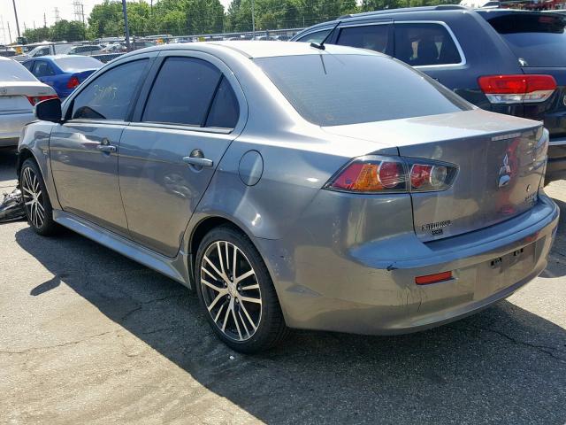 JA32V2FWXHU013407 - 2017 MITSUBISHI LANCER ES GRAY photo 3