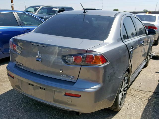 JA32V2FWXHU013407 - 2017 MITSUBISHI LANCER ES GRAY photo 4