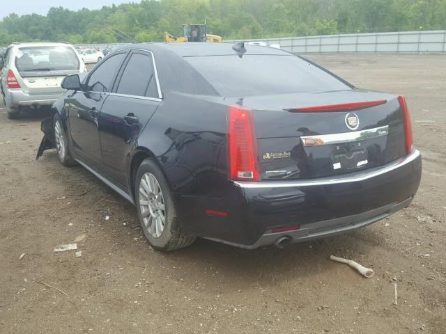 1G6DG5EY0B0128334 - 2011 CADILLAC CTS LUXURY BLACK photo 3