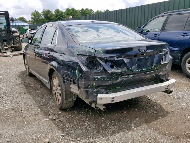 4T1BK3DB6CU449224 - 2012 TOYOTA AVALON BAS BLACK photo 3