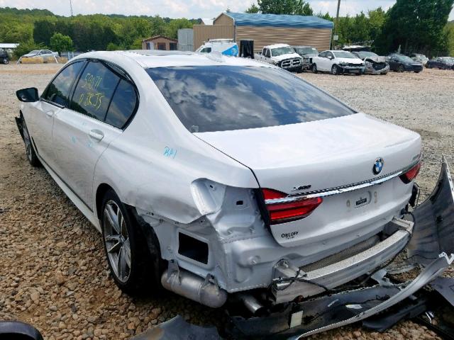 WBA7F2C57GG415606 - 2016 BMW 750 XI WHITE photo 3