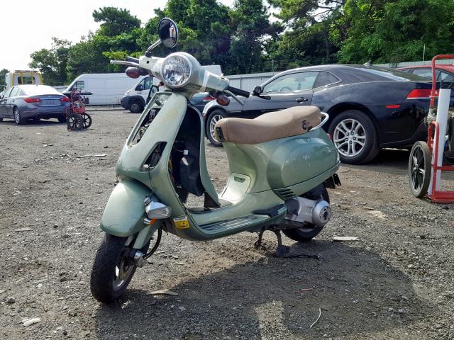 ZAPM448FX85013423 - 2008 VESPA LX 150 GREEN photo 2