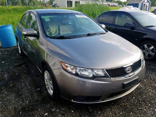 KNAFU4A21A5112782 - 2010 KIA FORTE EX GRAY photo 1