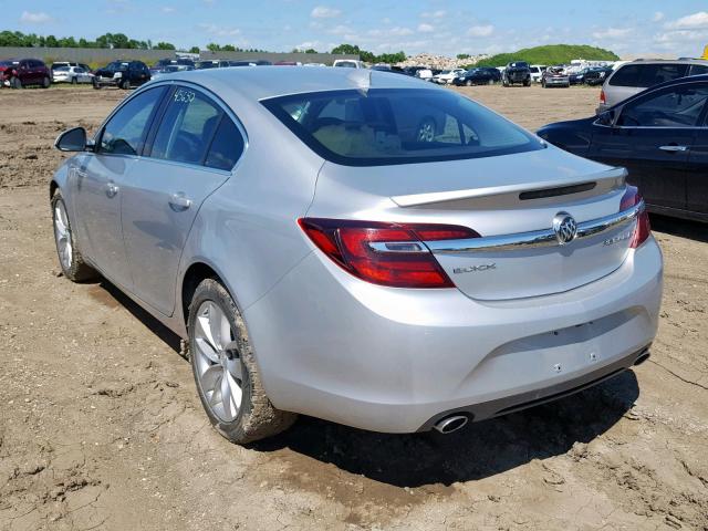 2G4GL5EX1H9104454 - 2017 BUICK REGAL SPOR SILVER photo 3