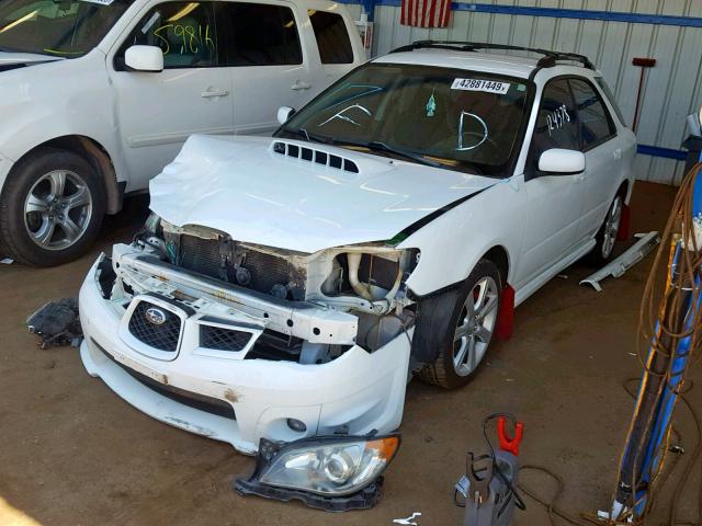 JF1GG79636G819360 - 2006 SUBARU IMPREZA WR WHITE photo 2