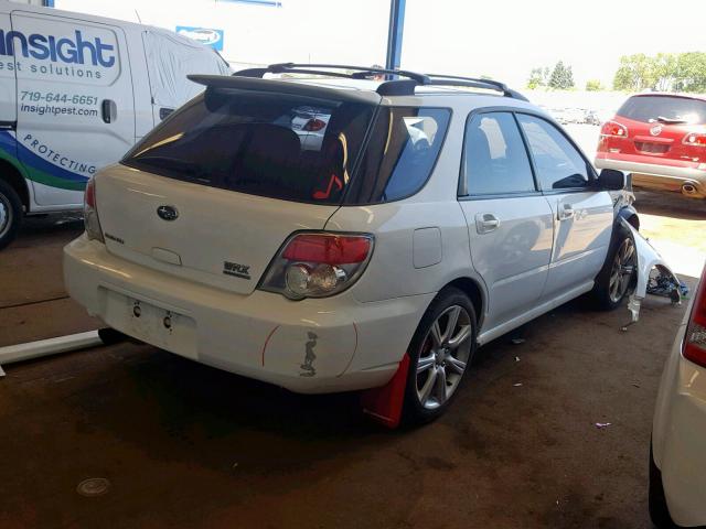 JF1GG79636G819360 - 2006 SUBARU IMPREZA WR WHITE photo 4