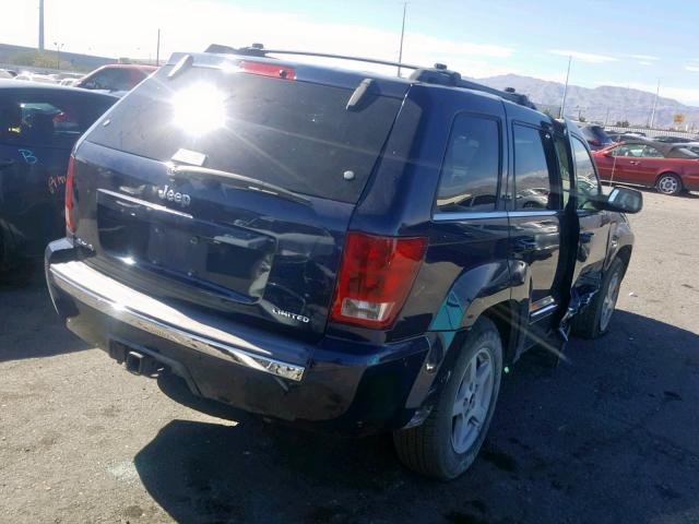 1J8HR58N25C544990 - 2005 JEEP GRAND CHER BLUE photo 4