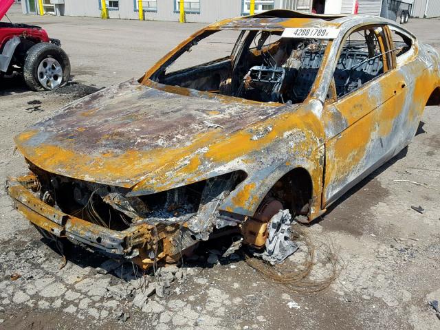 1HGCS11858A802956 - 2008 HONDA ACCORD EXL BURN photo 2