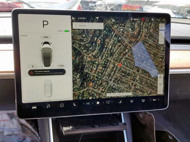 5YJ3E1EA5JF057416 - 2018 TESLA MODEL 3 WHITE photo 9