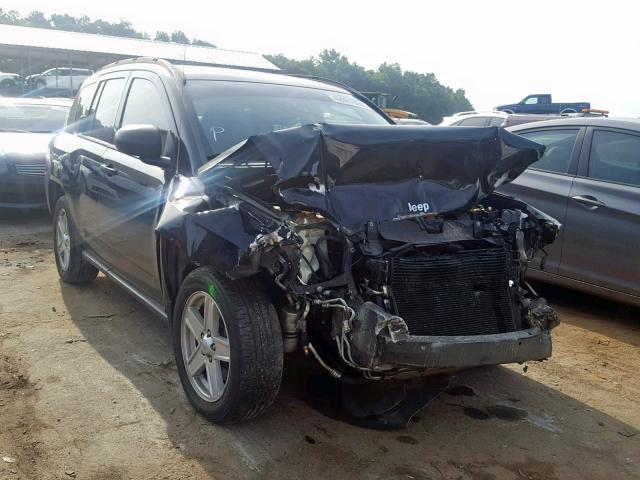 1J8FT47W47D158615 - 2007 JEEP COMPASS BLACK photo 1