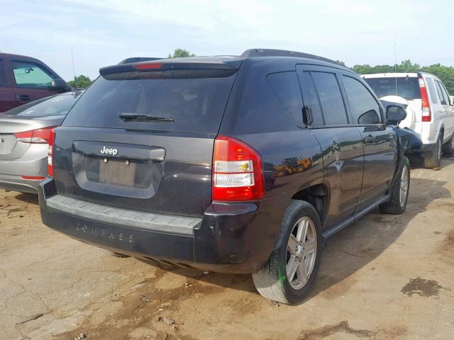 1J8FT47W47D158615 - 2007 JEEP COMPASS BLACK photo 4