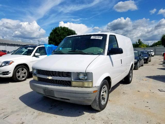 1GCDL19X45B110219 - 2005 CHEVROLET ASTRO WHITE photo 2