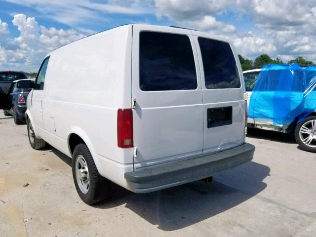 1GCDL19X45B110219 - 2005 CHEVROLET ASTRO WHITE photo 3