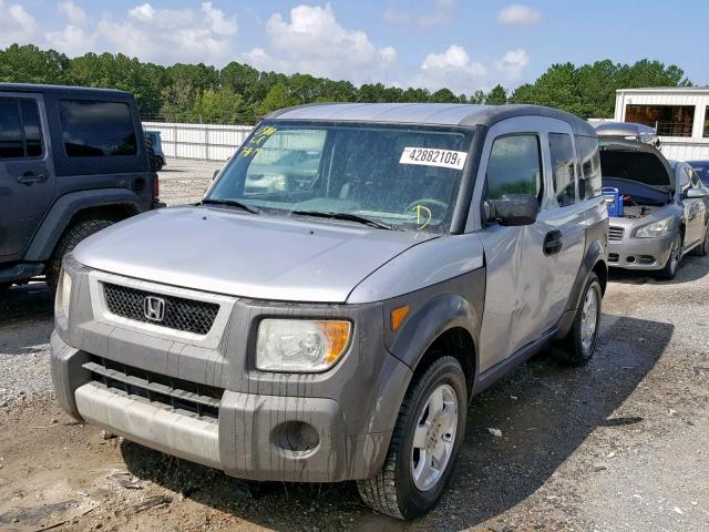 5J6YH18564L016025 - 2004 HONDA ELEMENT EX SILVER photo 2