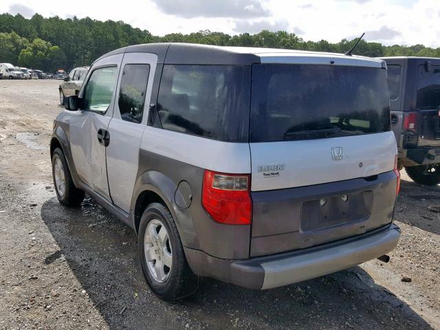 5J6YH18564L016025 - 2004 HONDA ELEMENT EX SILVER photo 3