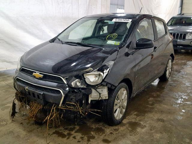 KL8CD6SA0HC826442 - 2017 CHEVROLET SPARK 1LT BLACK photo 2