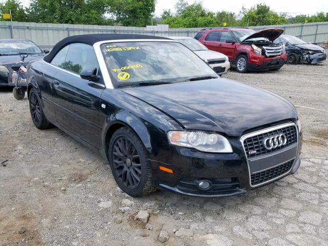 WAUAF48H29K000813 - 2009 AUDI A4 2.0T CA BLACK photo 1