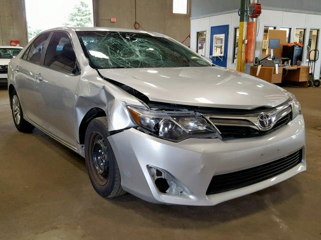 4T1BF1FK4CU585213 - 2012 TOYOTA CAMRY BASE SILVER photo 1
