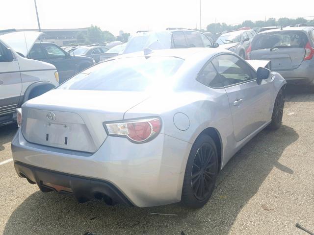 JF1ZNAA12F9703986 - 2015 TOYOTA SCION FR-S SILVER photo 4