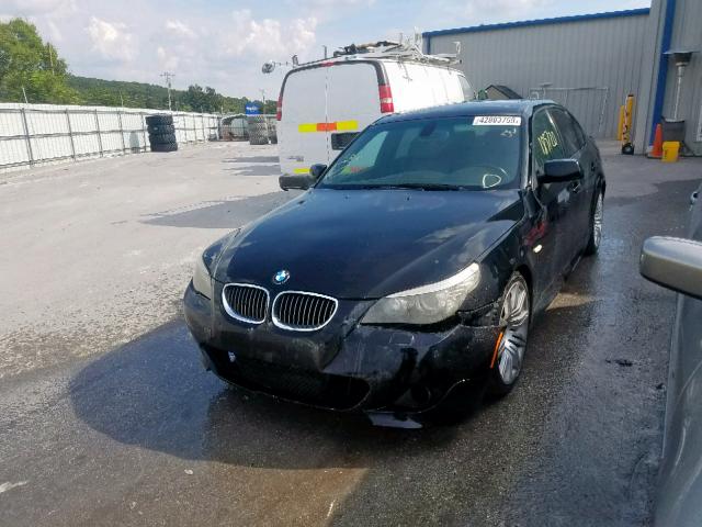 WBANW53549CT55612 - 2009 BMW 550 I BLACK photo 2