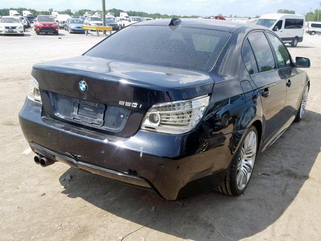 WBANW53549CT55612 - 2009 BMW 550 I BLACK photo 4