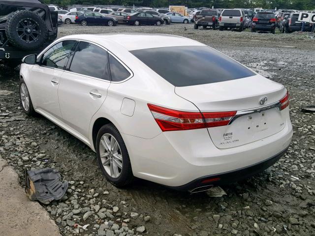 4T1BK1EB8EU084731 - 2014 TOYOTA AVALON BAS WHITE photo 3