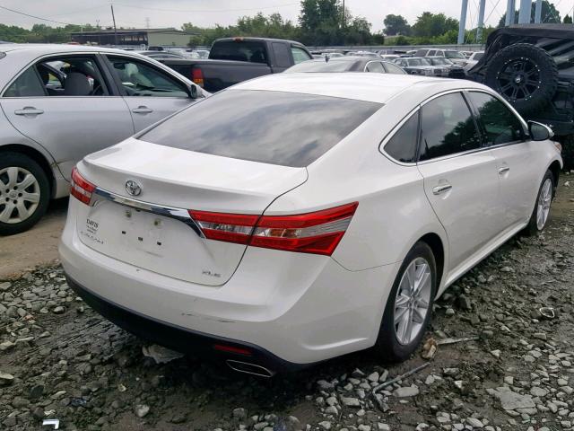 4T1BK1EB8EU084731 - 2014 TOYOTA AVALON BAS WHITE photo 4