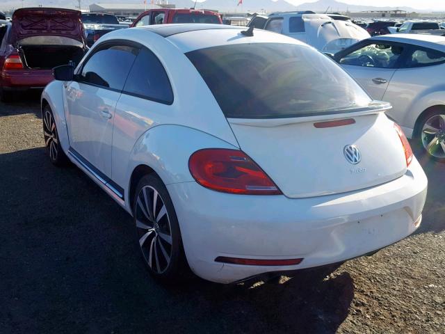 3VWVS7AT3DM687881 - 2013 VOLKSWAGEN BEETLE TUR WHITE photo 3