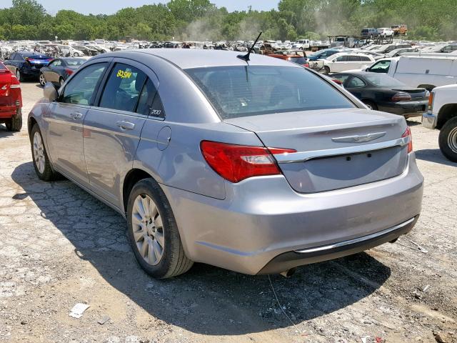 1C3CCBAGXEN178394 - 2014 CHRYSLER 200 LX SILVER photo 3