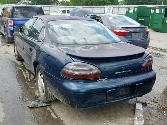1G2WJ52K2VF329648 - 1997 PONTIAC GRAND PRIX GREEN photo 3