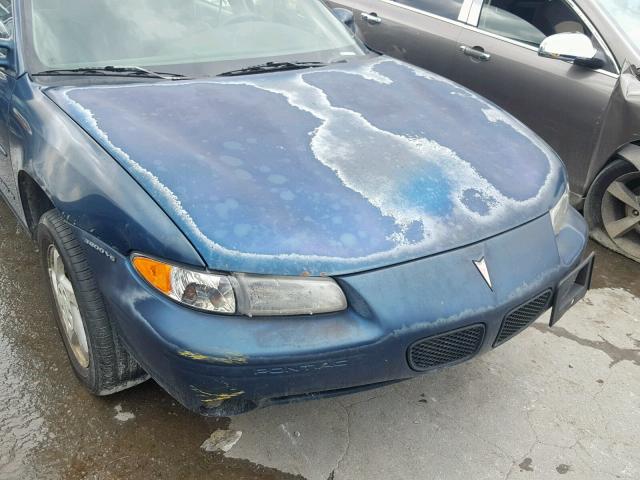 1G2WJ52K2VF329648 - 1997 PONTIAC GRAND PRIX GREEN photo 9