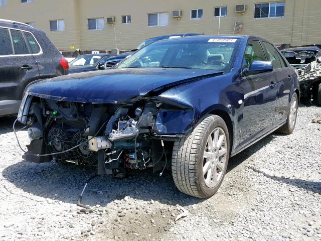 1G6DC67A860134468 - 2006 CADILLAC STS BLUE photo 2