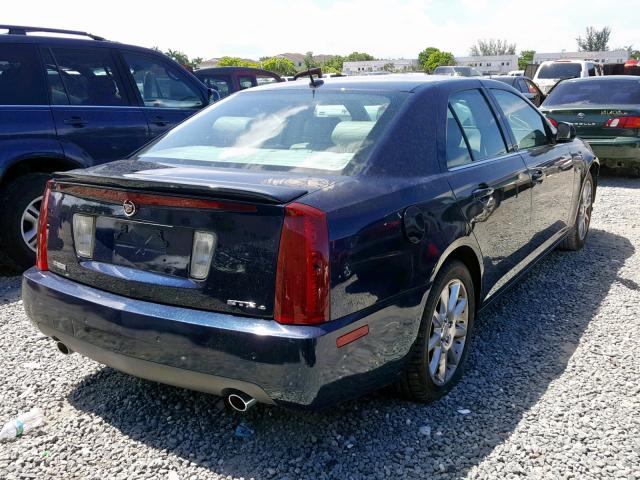 1G6DC67A860134468 - 2006 CADILLAC STS BLUE photo 4