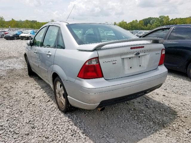 1FAFP38ZX6W176267 - 2006 FORD FOCUS ZX4 SILVER photo 3