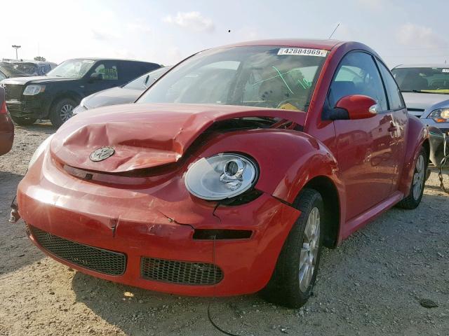 3VWRW31C99M514503 - 2009 VOLKSWAGEN NEW BEETLE წითელი ფოტო 2
