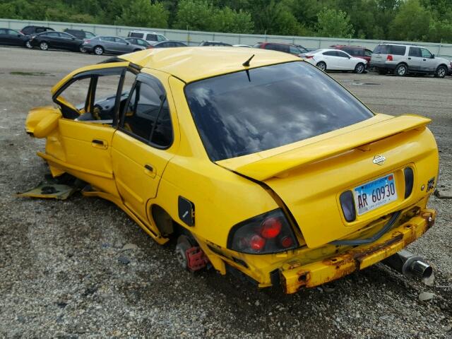 3N1AB51D03L726545 - 2003 NISSAN SENTRA SE- YELLOW photo 3