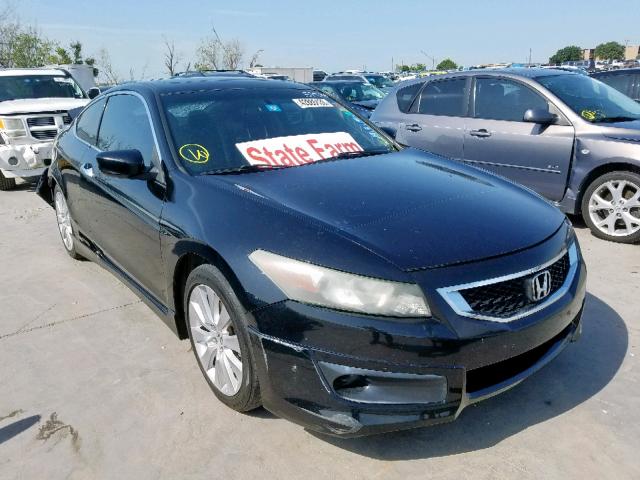 1HGCS22898A017098 - 2008 HONDA ACCORD EXL BLACK photo 1