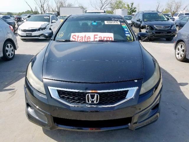 1HGCS22898A017098 - 2008 HONDA ACCORD EXL BLACK photo 10