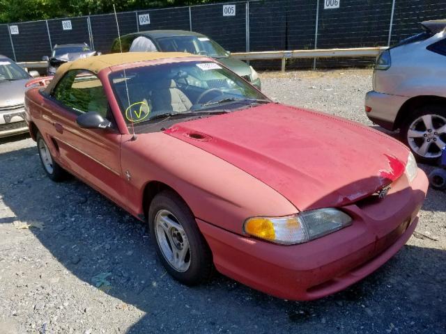 1FALP4441TF173773 - 1996 FORD MUSTANG RED photo 1
