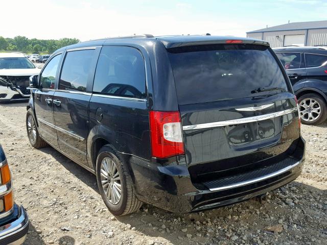 2C4RC1CG3DR802843 - 2013 CHRYSLER TOWN & COU BLACK photo 3