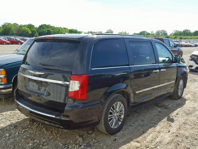 2C4RC1CG3DR802843 - 2013 CHRYSLER TOWN & COU BLACK photo 4