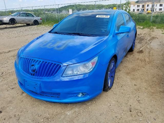 1G4GE5GV0AF315020 - 2010 BUICK LACROSSE C WHITE photo 2